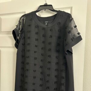 Alfani black dress shift sheet 12 P